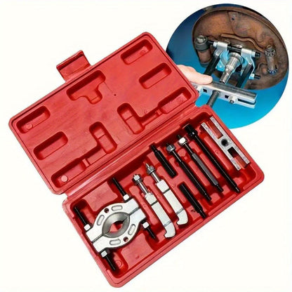 Bearing Puller Set 9-Piece – Gearbox Bearing Removal Tool Kit for Automotive & Mechanical Repair, Internal External Bearing Extractor