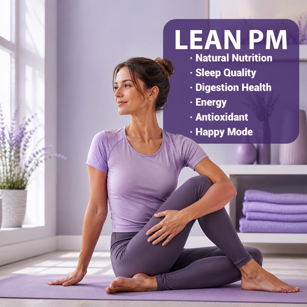 Sleep Gummies with Melatonin, Lemon Balm & Passionflower, Night Time Lean PM Formula, White Kidney Bean