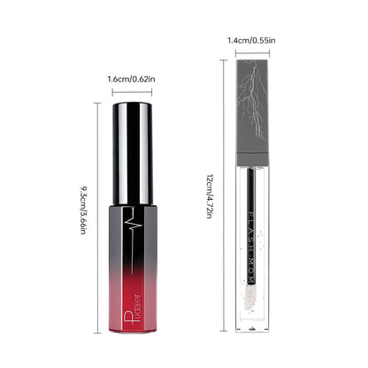 High Pigment Berry Lip Gloss Set 3-Piece – Waterproof Velvet Matte Finish, Non-Stick Cup Long-Lasting Lip Color
