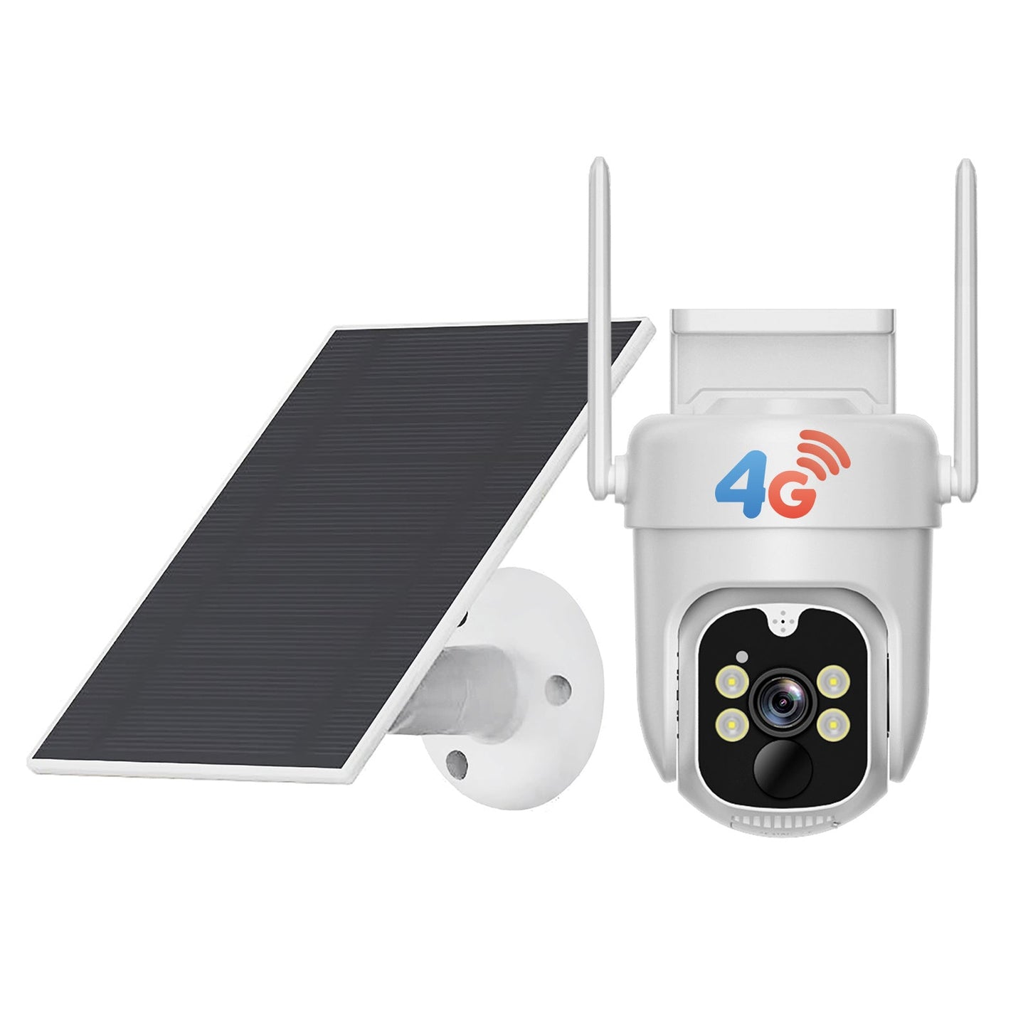 Solar Security Camera 4G Outdoor, AI Smart Alarm, Solar Powered, No WiFi & Wire-Free, 4G LTE Surveillance Camera for Farm