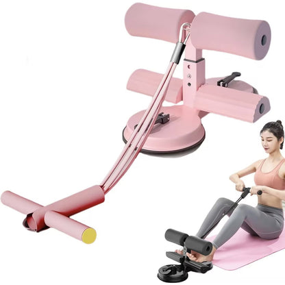 Adjustable Ab Trainer Sit-Up Assistant Device – Abdominal Exercise Equipment for Home Gym, Core Strength Training Aid for Men & Women