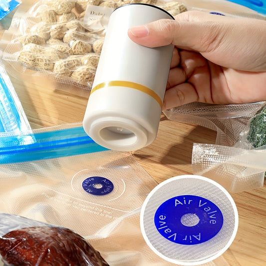Vacuum Sealer Kit with USB Rechargeable Pump & 9 Reusable Vacuum Seal Bags (3 Sizes), Portable Mini Electric Food Sealer for Sous Vide