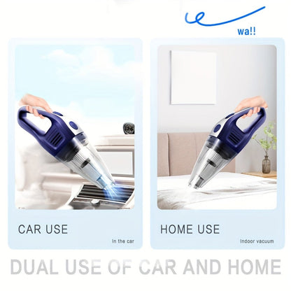 Handheld Cordless Vacuum Cleaner with Powerful Suction – Portable USB Rechargeable Mini Vacuum with Multiple Accessories for Car, Home