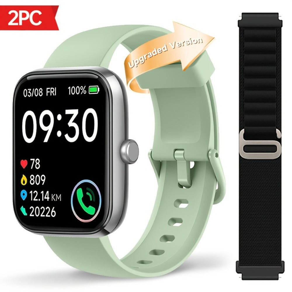 Smartwatch with Alexa Built-in FAWEIO 1.95" Large Display, Wireless Calling, 100+ Sport Modes, Pedometer Heart Rate Sleep Blood