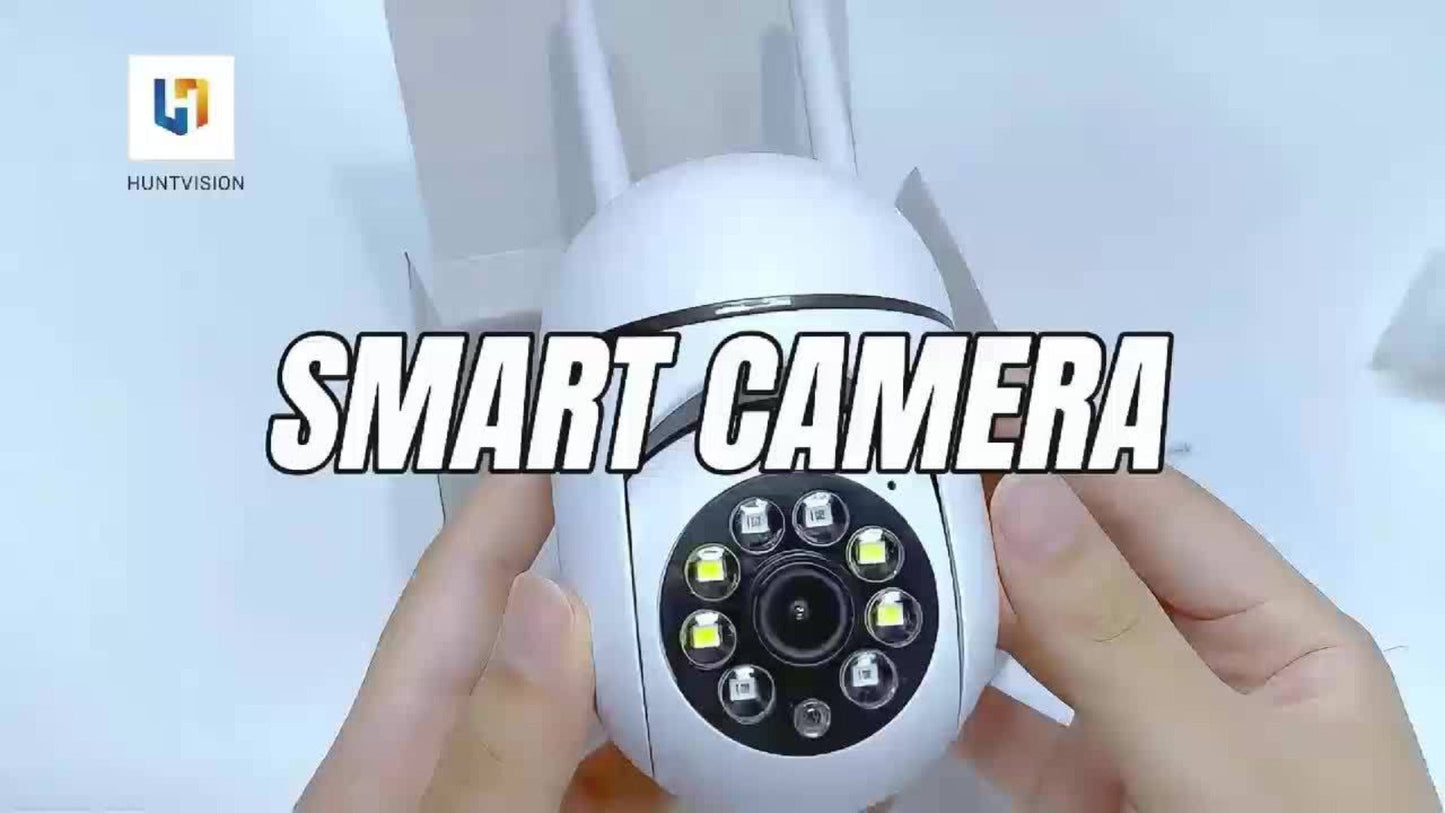 Security Camera 1080P Dome Four-Pack with Dual-Band WiFi, 360 PTZ, Motion Tracking and Two-Way Audio