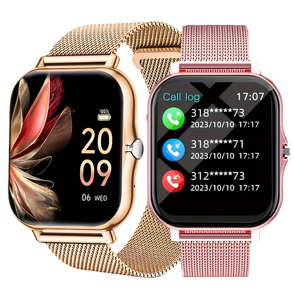 Smartwatch with Calling, Heart Rate and Sleep Displays, Sport Modes and Magnetic Charging for Daily Wear