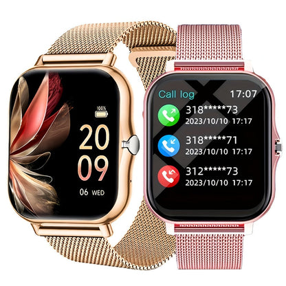 Smartwatch with Calling, Heart Rate and Sleep Displays, Sport Modes and Magnetic Charging for Daily Wear
