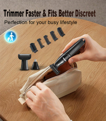 Electric Epilator & Hair Removal Device 3-in-1 for Men & Women - Shaver Trimmer for Underarms Legs Arms Bikini Line Sensitive Areas