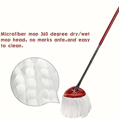 Microfiber Rotary Mop Replacement Heads 360 Degree Triangular Spin Mop Pads Refill Compatible with Rotary Mop Systems Deep Floor Cleaning 2