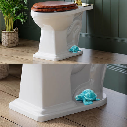 Decorative Toilet Bolt Covers Sea Turtle – 2pcs Cute Coastal Bathroom Decor Toilet Bolt Caps, Easy Install Fun Bathroom Accessories