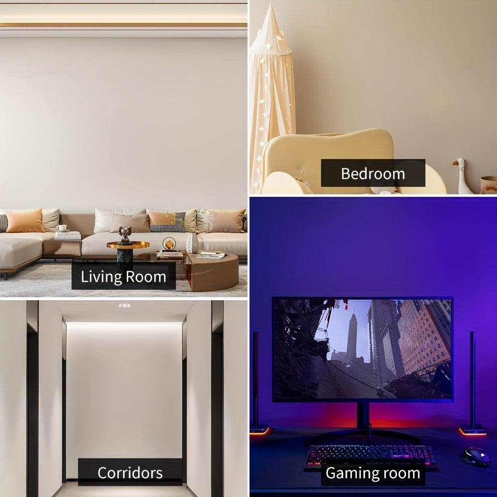 Eagle LED Wall Lamp, Colorful Ambient Night Light with Motion Sensor, Rechargeable Battery