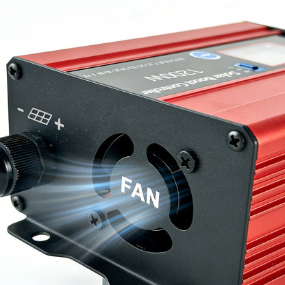 30A MPPT Solar Boost Charge Controller 1200W – DC-DC Step-Up Solar Panel Regulator for Lead-Acid, Gel & Lithium Batteries