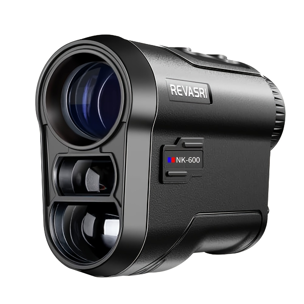 Black Golf Laser Rangefinder with NK-600 and NK-1000 Variant Images, 6x Optics, Slope Switch and USB-C Charging