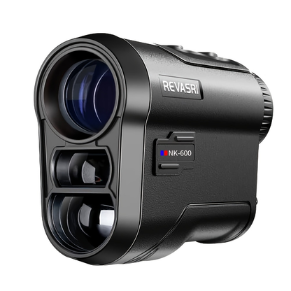 Black Golf Laser Rangefinder with NK-600 and NK-1000 Variant Images, 6x Optics, Slope Switch and USB-C Charging