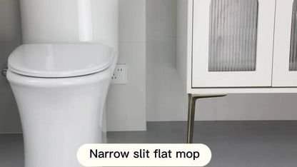 Spin Mop and Bucket Set with Wringer 360° Flat Mop Microfiber Pads Long Handle for Hardwood for Home Cooking, Dining and Outdoor Meals