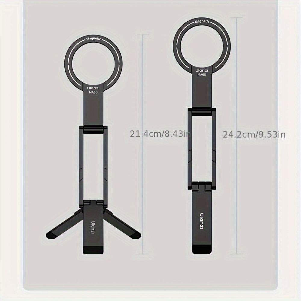 MA60 Ultra-Slim Magnetic Phone Stand and Tripod with Folding 8.43-Inch Body in Six Color Options