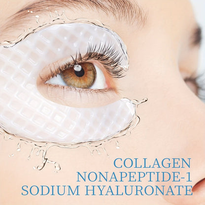 Marine Collagen & Niacinamide Eye Mask 15 Pairs 3 Boxes – Butterfly Design Moisturizing Under Eye Patches for Dark Circles Puffiness