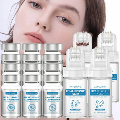 Hyaluronic Acid Collagen Elastin Micro Infusion Facial Serum 0.25mm - Microneedle Serum for Bath Time, Home Spa and Personal Care