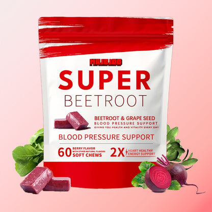 Beetroot Gummies Chewable Supplement with Beetroot Powder Vitamins Minerals & Antioxidants for Bath Time, Home Spa and Personal Care