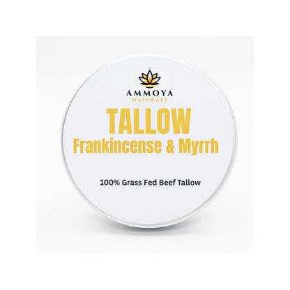 Tallow Balm Grass-Fed Natural Moisturizer for Dry Skin – Deep Hydrating Handcrafted Body Balm 3 Scents Chamomile Rose Honey Frankincense