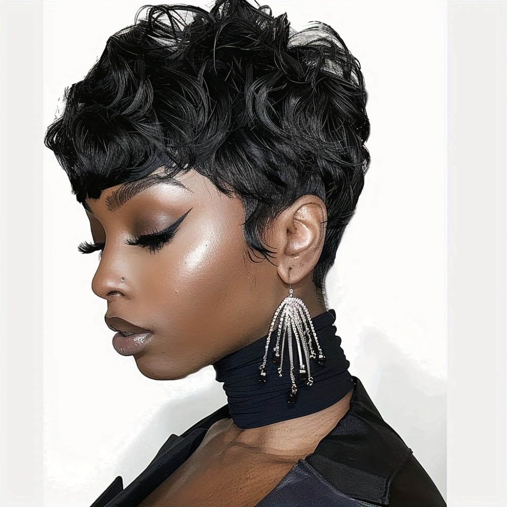 Short Bob Wig Human Hair 6 Inch HD Lace Front Glueless, Pre Plucked Bleached Knots Natural Hairline Ready to Wear
