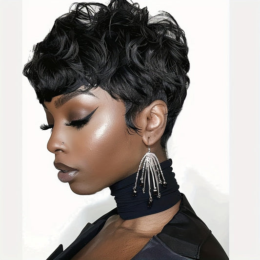 Short Bob Wig Human Hair 6 Inch HD Lace Front Glueless, Pre Plucked Bleached Knots Natural Hairline Ready to Wear