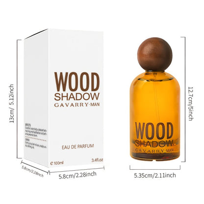 Perfume for Men Wooden-Bottle Spray with a Woody Sandalwood Profile and Two Options in a Distinctive Bottle Presentation