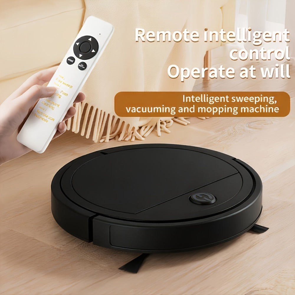 Robot Vacuum Cleaner 3-in-1, 2000Pa Powerful Suction, 150-Min Runtime, Auto Floor Cleaning for Pet Hair