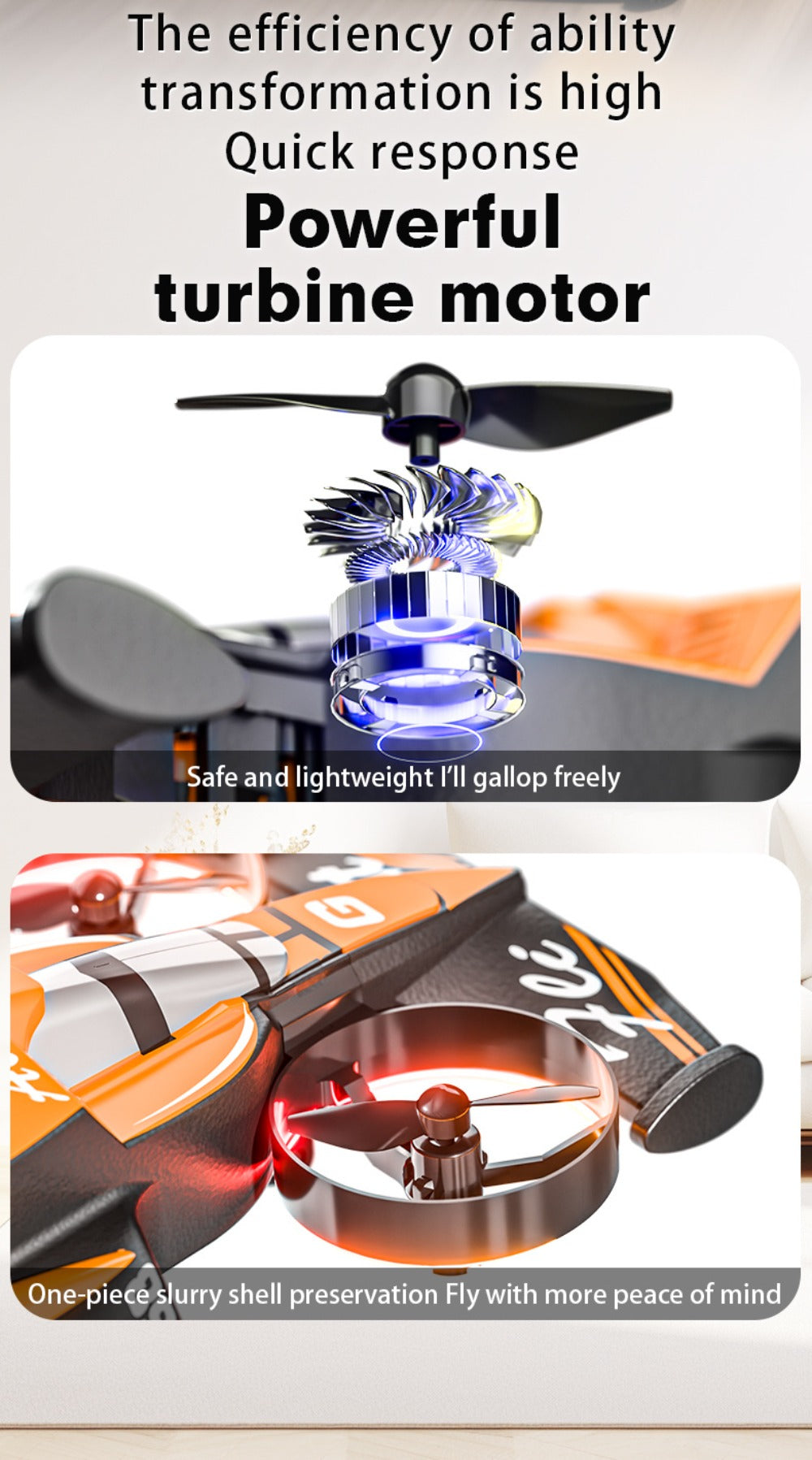 2-in-1 Mini RC Car and Drone Combo Dual Mode Switch One-Touch Takeoff Stable with the Listed Color, Size or Set Options for Everyday Use