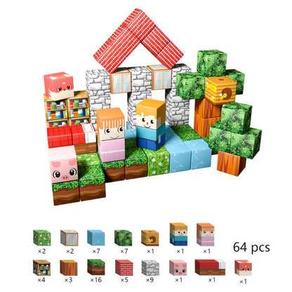 Magnetic Blocks STEM Building Toys for Kids 48/54/64/100/102/108pcs, Sensory Magnetic Tiles Set for Boys Girls Ages 3 4 5 6 7 8 9 10