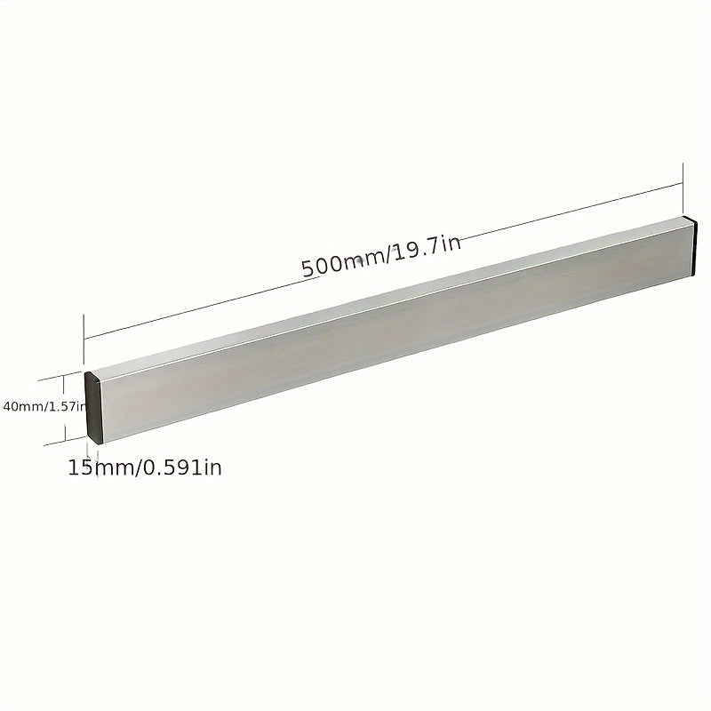 Magnetic Knife Holder Wall Mounted, Stainless Steel Punch-Free Knife Strip Rack for Kitchen, Holds Chef Knife Santoku Bread Knife