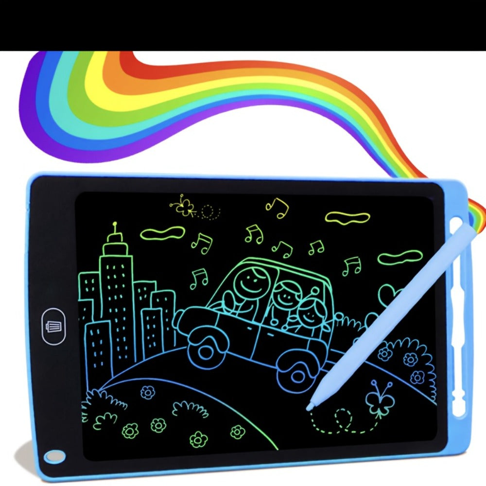 8.2-Inch LCD Writing Tablet with Stylus and Pink or Blue Checkout Color Options for Drawing and Notes
