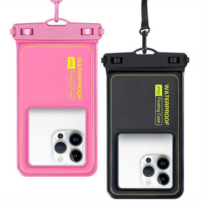 Buoyant Phone Dry Bag 2 Pack for iPhone 16 15 14 13 12 11 Pro Max Samsung Galaxy for Camping, Travel and Outdoor Use