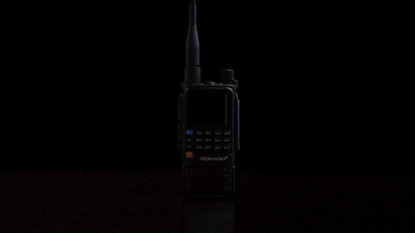 Tidradio H3 Plus Ham Radio Multi-Band Two-Way Radio, AM/FM Reception, Wireless Headset Compatible