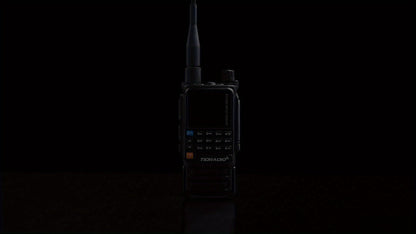 Tidradio H3 Plus Ham Radio Multi-Band Two-Way Radio, AM/FM Reception, Wireless Headset Compatible