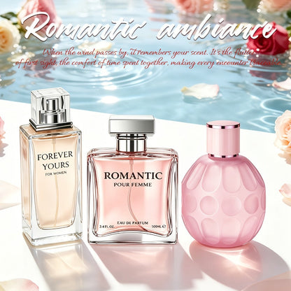 Women's Perfume Set 3-Pack Signature Fragrance Collection 10.1oz - Quince Lychee Musk, Pear Vanilla Sandalwood & Amber Berry Woods