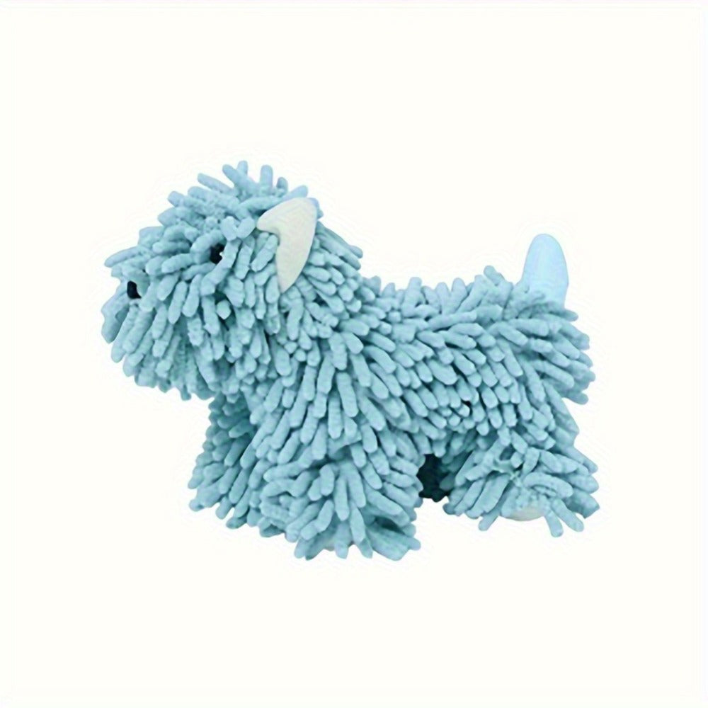 Microfiber Kitchen Towels Super Absorbent Cute Puppy Cartoon Design Dish Towels for Kitchen Bathroom Hand Towel Knit Fabric Quick Dry Blue