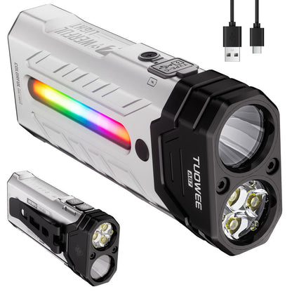 High Lumen Flashlight 5000 Lumen Ultra Bright, High- Battery Long Runtime USB Rechargeable