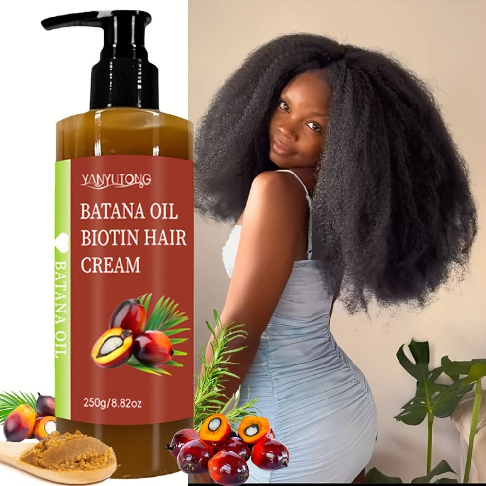 Batana Oil Set 3-Piece from Honduras - Dr. Sebi Cold Pressed Unrefined Batana Oil with Hair Mask & Essence