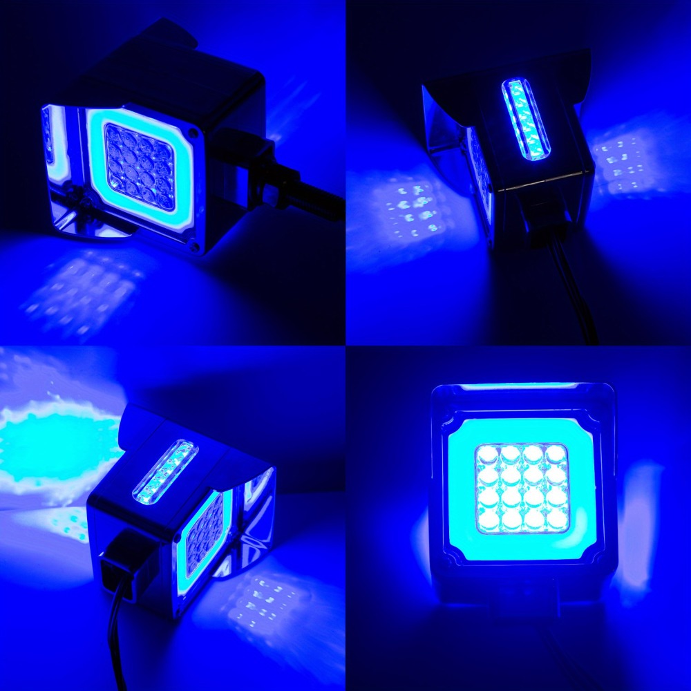LED Side Marker Lights Square Truck Cab Clearance Lights 12V Waterproof Turn Signal Indicator Side Lights for Cars Trucks Trailers
