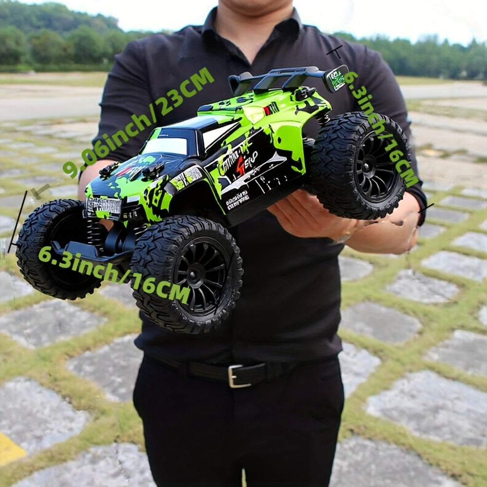 RC Off-Road Truck for Kids 2.4GHz Dual Drive Twin Motor – All-Terrain Anti-Slip Tires Remote Control Car, Sturdy Durable Boys Gift Ages 3 4