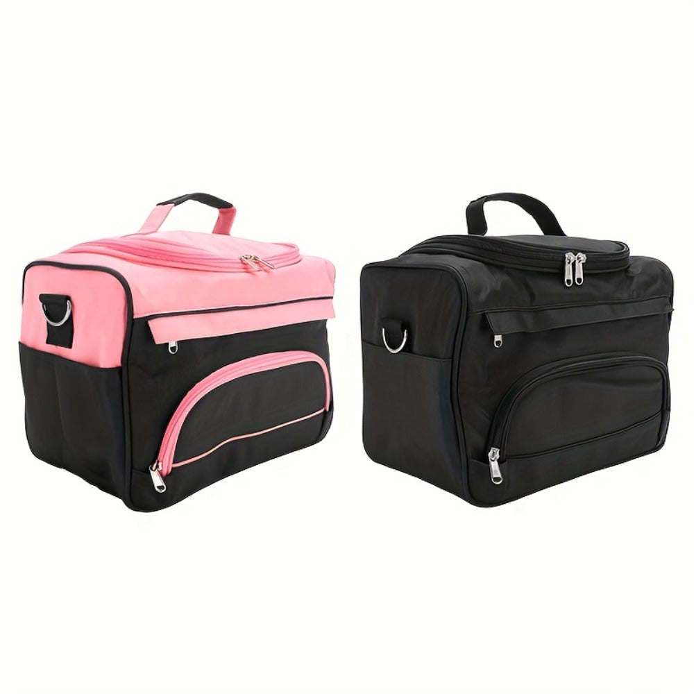 Hairdresser Tool Bag Multi-Functional Salon Styling Organizer with Adjustable Strap Large Capacity Hair Makeup Artist Case for Professionals
