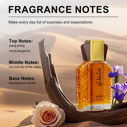 Oud Perfume for Men Arabian Dubai Fragrance Oil Sophisticated Scent Musk Amber Sandalwood for Bath Time, Home Spa and Personal Care
