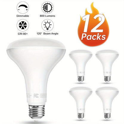 BR30 LED Flood Light Bulbs 12W 800 Lumens 5000K Daylight White Non-Dimmable, for Home, Desk and Accent Lighting