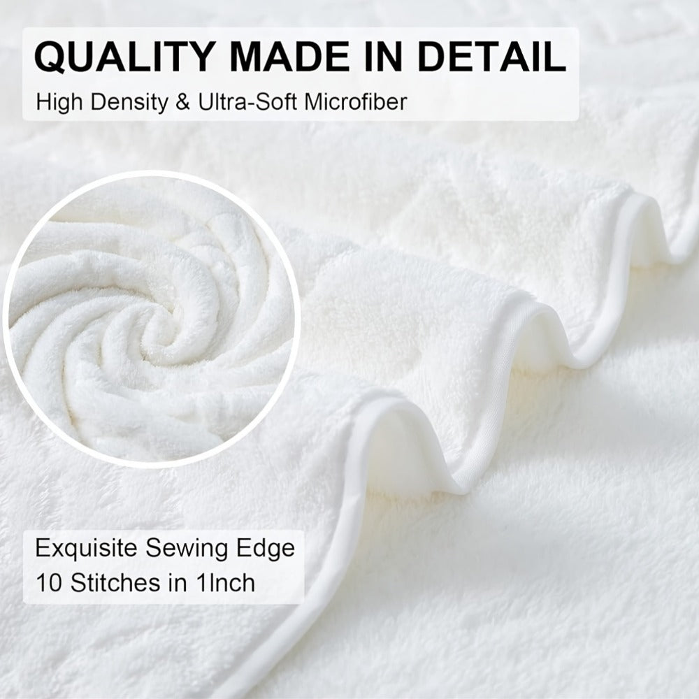 Bath Hand Towels, Towel Set 8 Piece 700GSM with 2 Bath Towels, 2 Hand Towels and 4 Washcloths in 16 Colors for Home and Guest Use