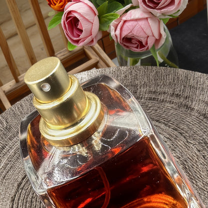 Mens Perfume Amber Wood 3.4oz Pure Parfum Woody Oriental Fragrance Middle Eastern Scent Daily Wear Date Night Gift for Him