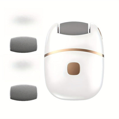 Electric Foot Scrubber Callus Remover 4 Polishing Heads Rechargeable – Automatic Dead Skin Remover Pedicure Tool for Smooth Soft Feet Heel