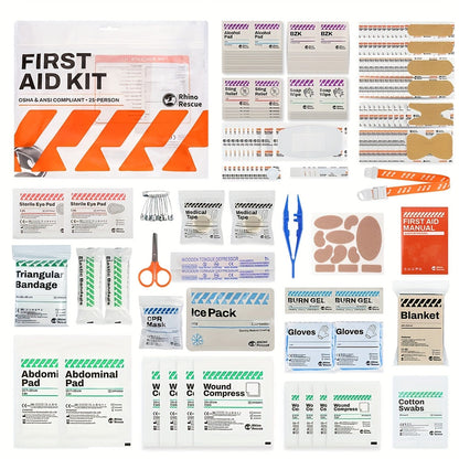 220-Piece First Aid Kit Refill Bag – Emergency Replacement Supplies with Bandages, Gauze & Wound Pads, Portable Refill Set for Home