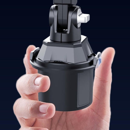 Robotic Arm Car Cup Holder Tablet Stand, 360° Rotation Universal iPad Phone Mount, Adjustable Cradle for 4.7-13" Devices