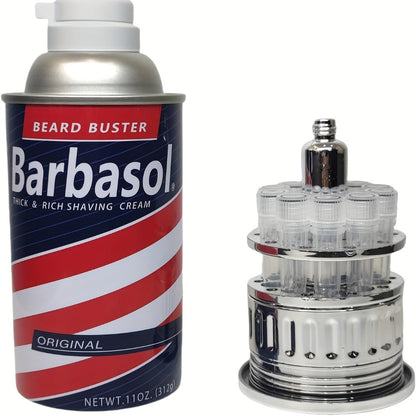 Dinosaur DNA Cryo Canister with Pop-Up Test Tube Rack - 10 DNA Sample Tubes, Movie Prop Replica